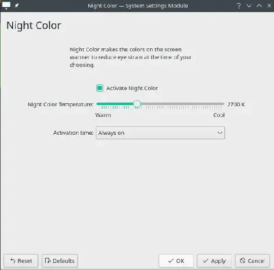 Manjaro KDE's Night Color - 3