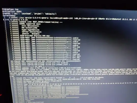 this time i could open the crash report