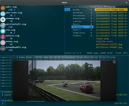 Terminology sreenshot