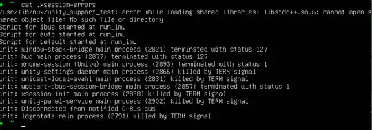 error message