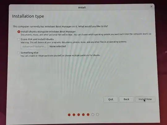 installation type page