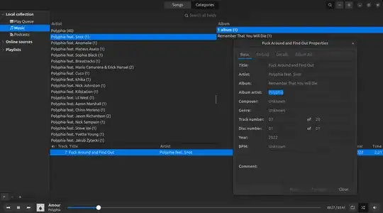 example of why we need Album Artist search
