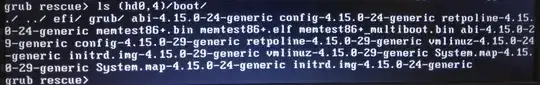 boot/grub/i386-pc/normal.mod not found