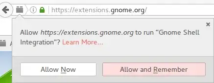 Allow GNOME Shell Integration Plugin Dialog