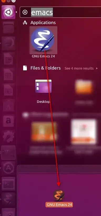 Drag Emacs icon to desktop