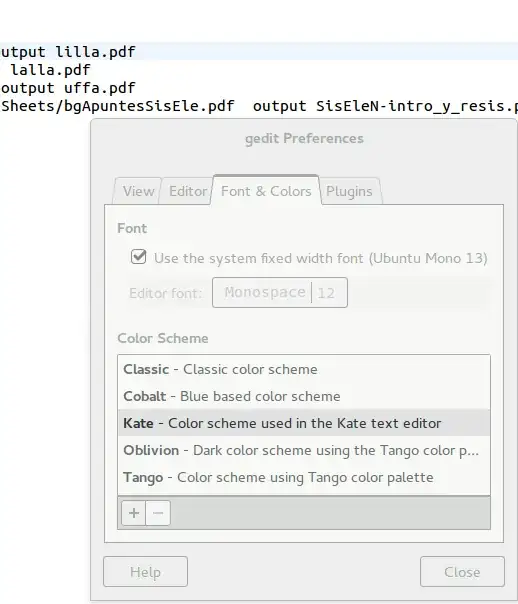 change color scheme in gedit