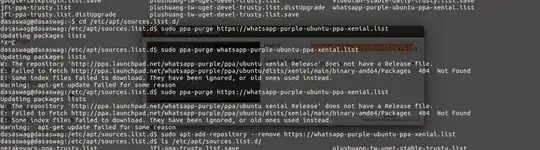 The error is given in this picture