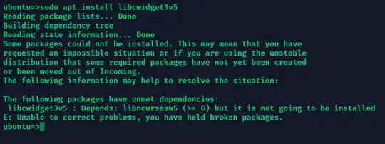 sudo apt install libcwidget3v5