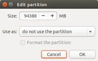 Edit Partition