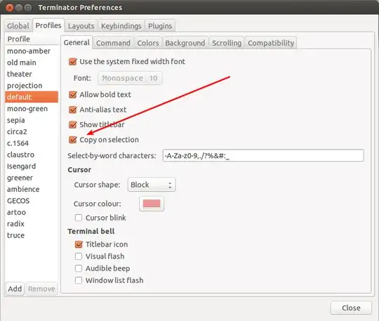 terminator preferences