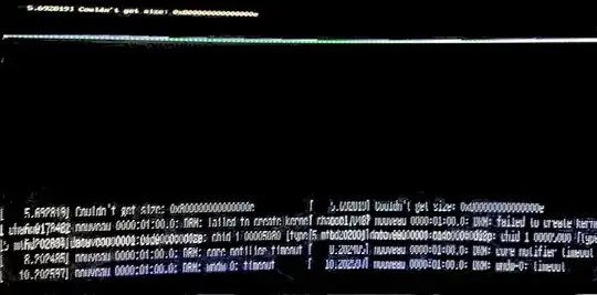 'Couldn't get size' error