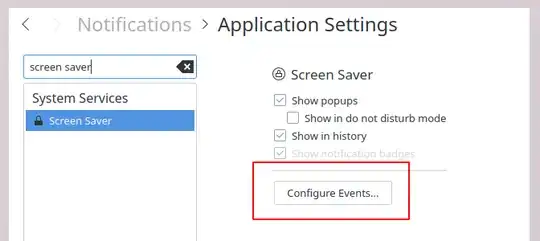 Notifications - Application Settings