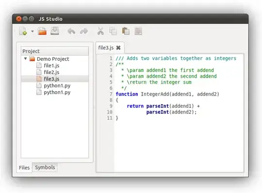 Screenshot of main window