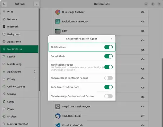 settings...notifications