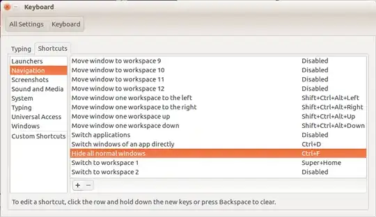 keyboard settings screenshot
