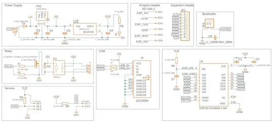 ESP32-C3 based water tank module