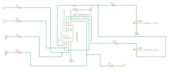 earlier design (replace blue LED with green