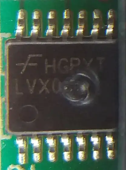 Blown up component from Fairchild