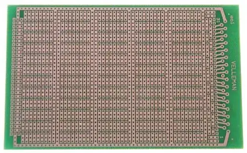 Perf board with bus lines