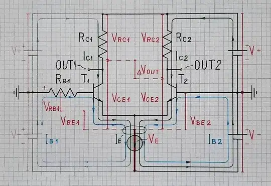 Differential pair with RB1