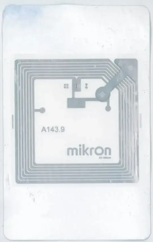 stripped MIFARE Ultralight