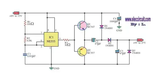 DC/DC converter using NE555