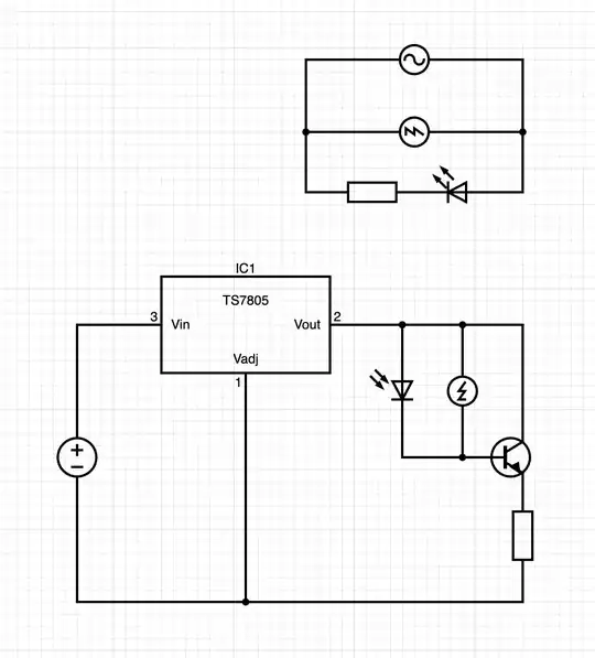isolated oscillator with led from receive side