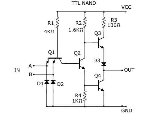 TTL NAND gate