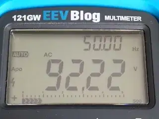 Switching PSU ground-to-earth voltage