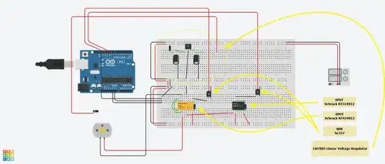 Auto DC Motor Direction Controller Circuit Diagram TinkerCAD