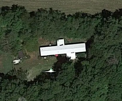 Aerial view from Google Maps