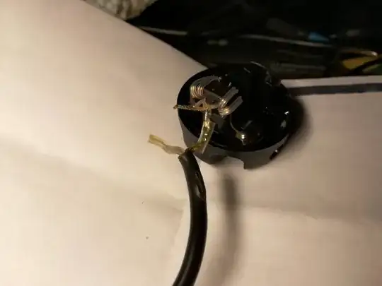 Balun, other side (ignore the broken connection between core and balun)