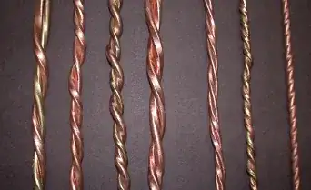 twisted copper wires
