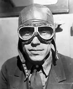 Aviation goggles as worn by Wilmer Stultz in 1928