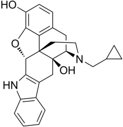 Chemical structure of Naltrindole.