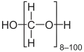 Paraformaldehyde is a common form of formaldehyde for industrial applications.