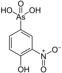 Skeletal formula of roxarsone
