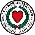 Seal of Worcester, Massachusetts