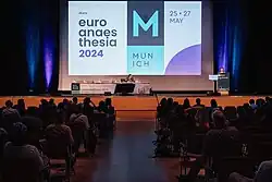 Stage for Euroanaesthesia 2024 in Munich