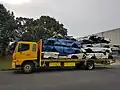 Truck Loaded with Scrap car bodies