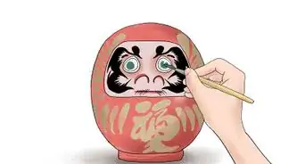 Use a Daruma Good Luck Doll