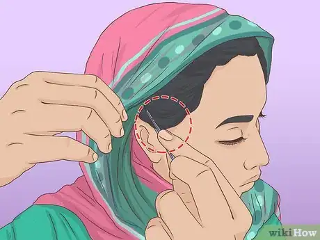 Image titled Wear a Dupatta on Your Head Step 6