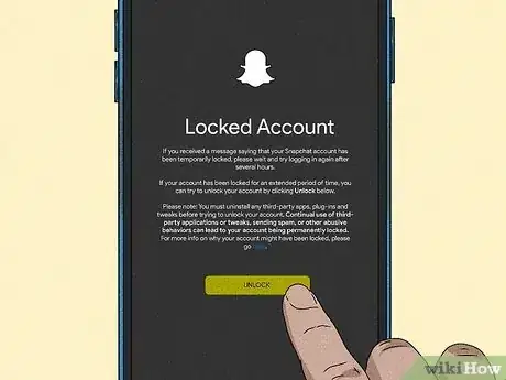 Image titled Temporarily Disable Snapchat Step 12