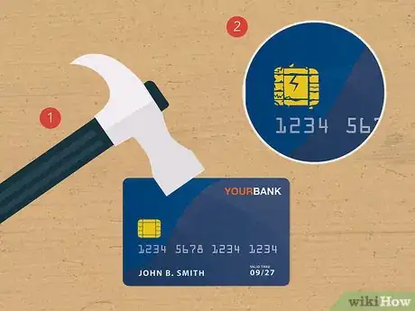 Image titled Dispose of a Credit Card Step 2