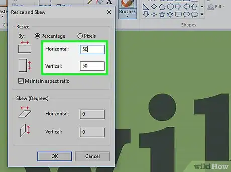 Image titled Resize an Image in Microsoft Paint Step 7