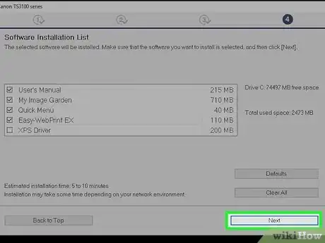Image titled Connect a Canon TS3150 to Wi‐Fi Step 20