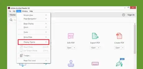 Image titled Change Theme on Adobe Acrobat Reader DC.png