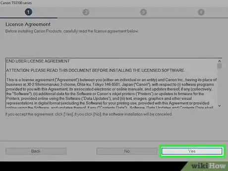 Image titled Connect a Canon TS3150 to Wi‐Fi Step 14