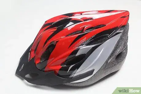 Image titled Mount a LED Headlamp (Miner's Lamp) Light and Rear Blinker on a Bicycle Helmet Step 1