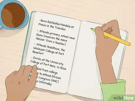 Image titled Make a Timeline Step 2